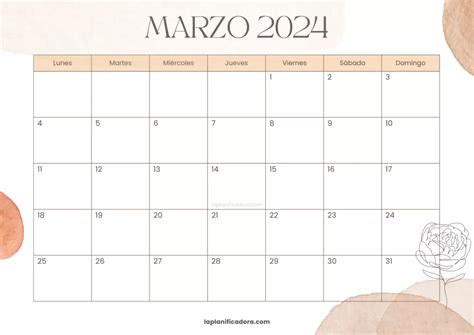 Calendario Marzo 2024 Imprimir Myrna Trescha