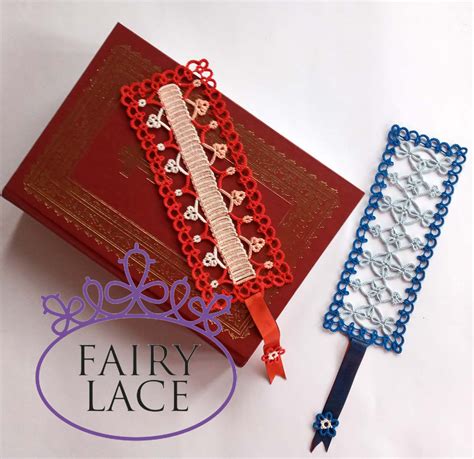 Fancy Bookmarks Patterns Fairylace Tatting Pattern For Bookmarks