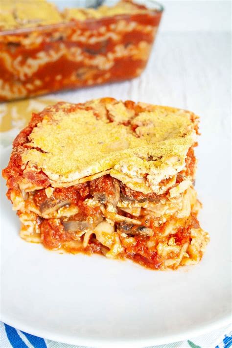 Vegan Mushroom Lasagna - Create Mindfully