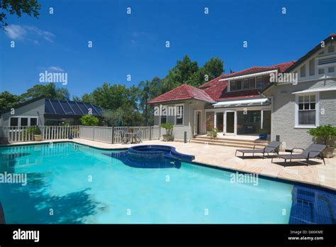 Federation house and swimming pool Gordon Sydney NSW Australia Stock ...