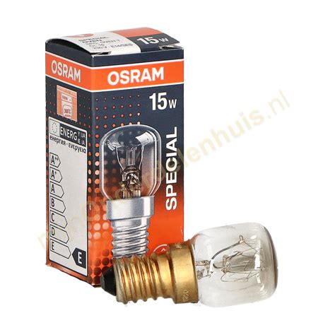 Osram Oven Lamp W E Helder Mijnonderdelenhuis Nl