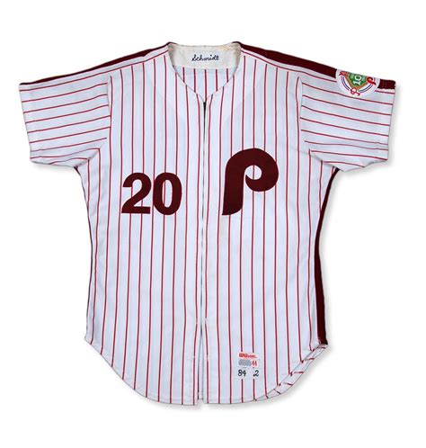 1983 Mike Schmidt World Series Game Used Philadelphia Phillies Jersey