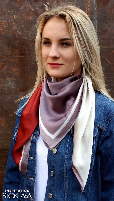 Satin Scarf Silk Hair Wrapping Scarf X Cm Stoklasa Haberdashery