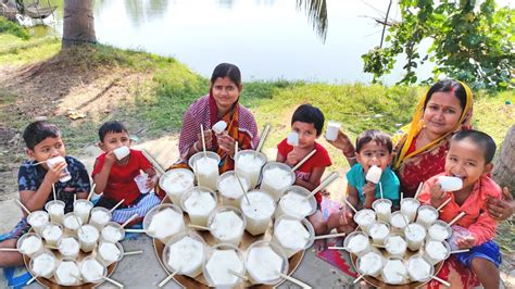 মাত্র ১ টাকা খরচে বানিয়ে ফেলুন বাড়ির বাচ্চাদের জন্য বরফের দুধ মালাই