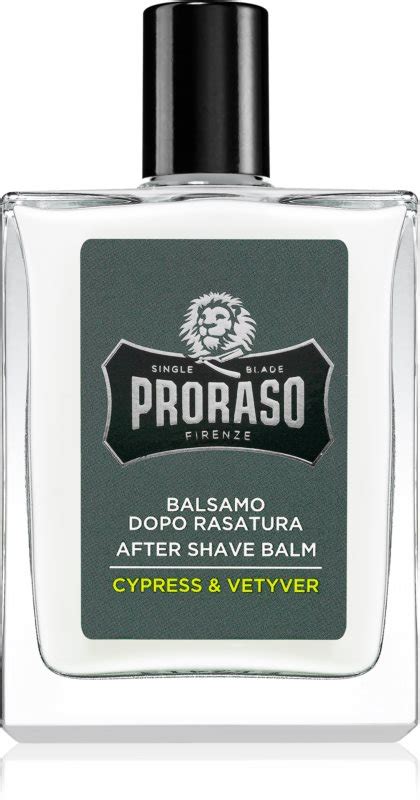 Proraso Cypress Vetyver Baume Apr S Rasage Hydratant Notino Fr