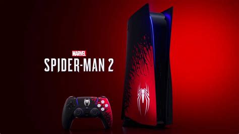 Spider-Man 2 PS5 Console, DualSense Controller & Console Cover Pre ...