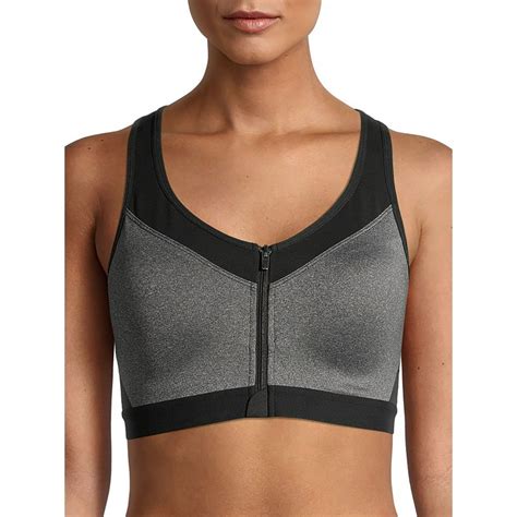 Avia Avia High Support Zip Front Sports Bra