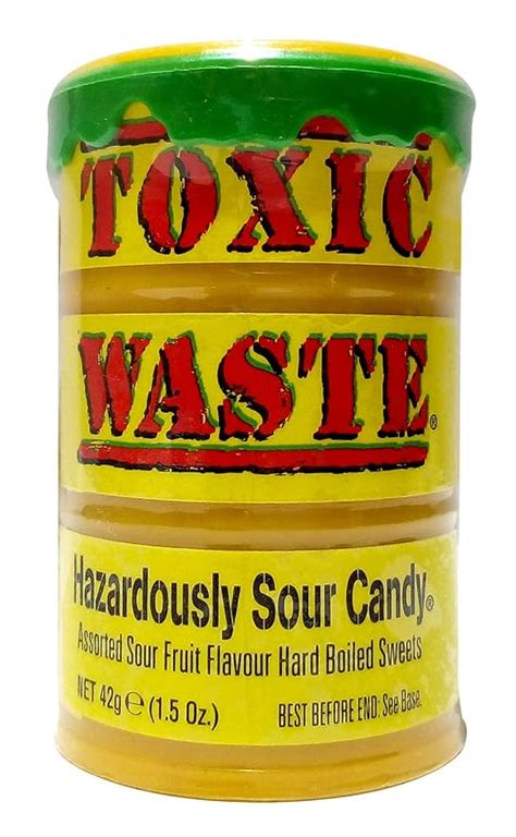 Toxic Waste Hazardously Sour Candy Assorted Sour Fruit Punch Flavour