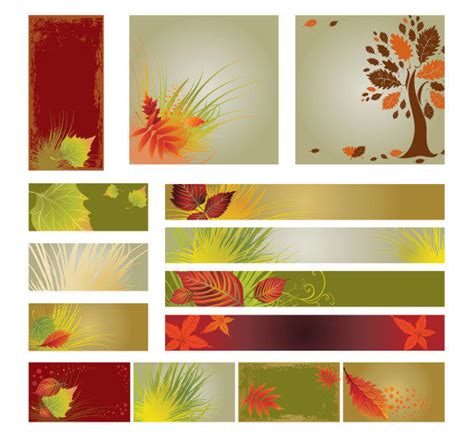 Autumn Banner Background By Vectorbackgrounds On Deviantart