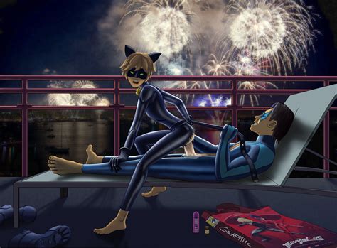 Post 1947796 Adrienagreste Batmanseries Crossover Dc Dickgrayson Miraculousladybug Nightwing