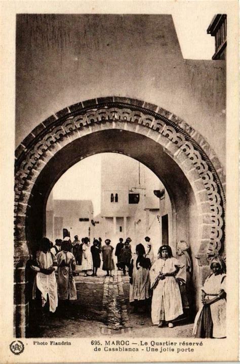 PC CPA Casablanca Quartier Reserve Prostitution FEMALE ETHNIC NUDE A11266 Topics Risque