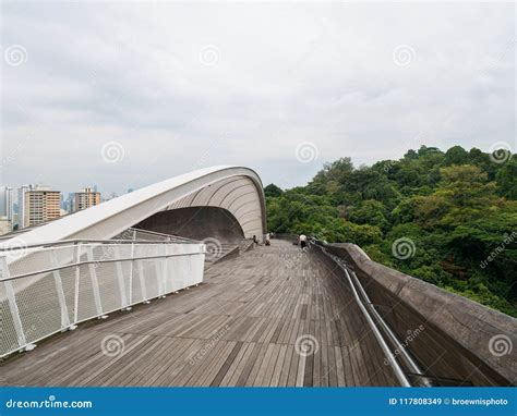 Singapore Pedestrian Bridge Stock Photo | CartoonDealer.com #118699110