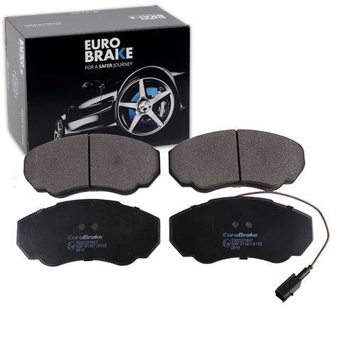 Eurobrake Bremsbel Ge Satz Vorderachse Passend F R Citro N Jumper Fiat