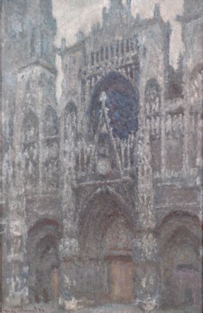 La cathédrale de Rouen Le portail temps gris de Claude Monet