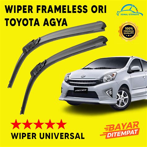 Wiper Mobil Toyota Agya Wiper Daihatsu Ayla Set Kiri Dan Kanan