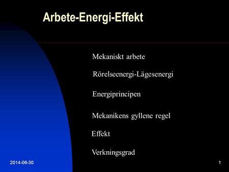 Energi Åk ppt ladda ner