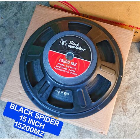 Jual Speaker Black Spider Inch Mz Mz Original Shopee