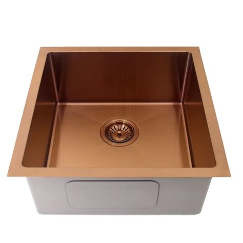 450 X 450 X 200 Mm Rose Stainless Steel Kitchen Sink Acqua Bathrooms