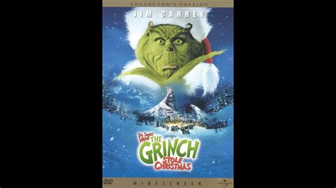 Opening To How The Grinch Stole Christmas Dvd Widescreen