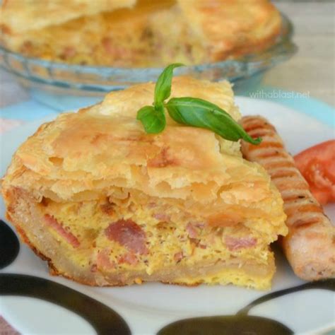 Easy Bacon And Egg Pie With A Blast