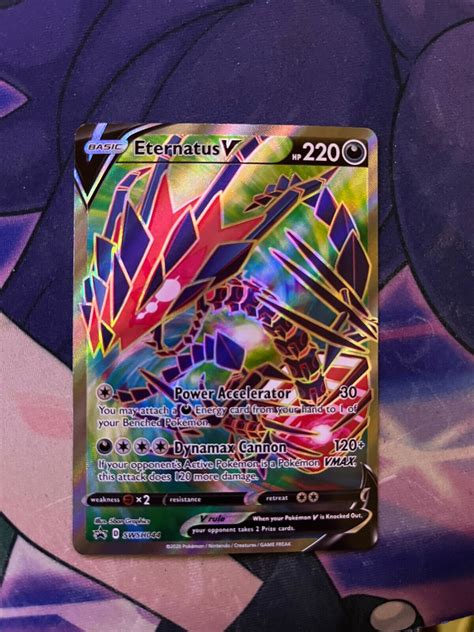 Mavin Eternatus V Swsh044 Nm Full Art Promo Rare Pokemon Card