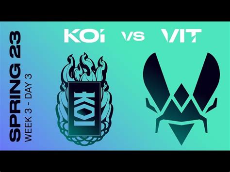 LEC Spring Split 2023 W1D1 VIT Vs MAD