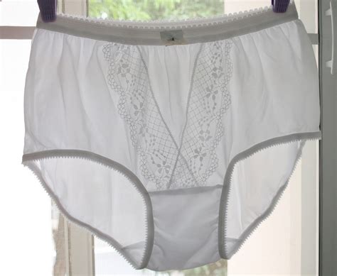 S Vintage Style Nylon Panties Panty Hip Underwear Lingerie