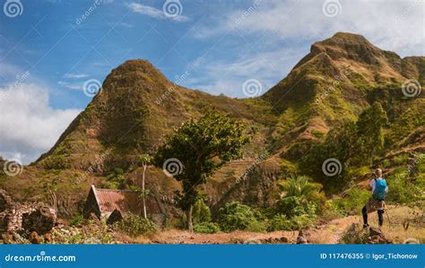 Mountains In Santo Antao Island Cabo Verde Royalty Free Stock Photo