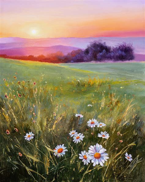 Flowery Meadow Painting