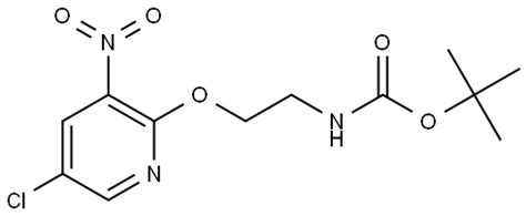 Tert Butyl 2 5 Chloro 3 Nitropyridin 2 Yl Oxy Ethyl Carbamate