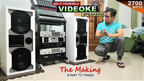 The Making Videoke Speakers 2700watts Budget Practical Design