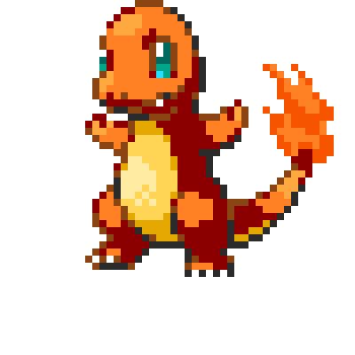 Pixelated Charmander