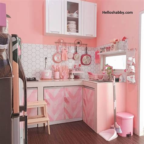 Beautiful Pink Shabby Chic Kitchen Ideas Helloshabby Interior