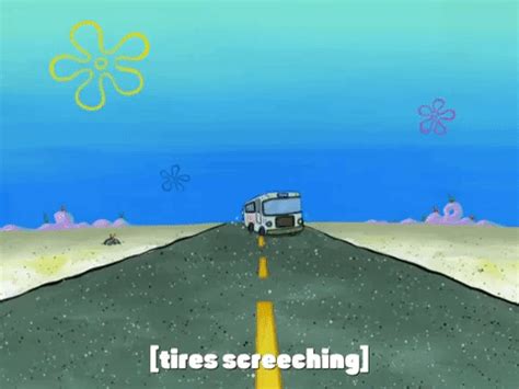 spongebob squarepants city bus gif the road to big city rock and road! | Spongebob squarepants ...