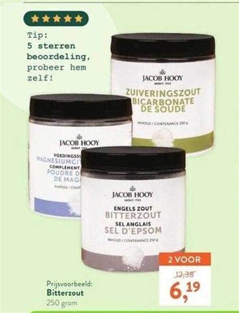 Jacob Hooy Bitterzout Aanbieding Bij Holland Barrett