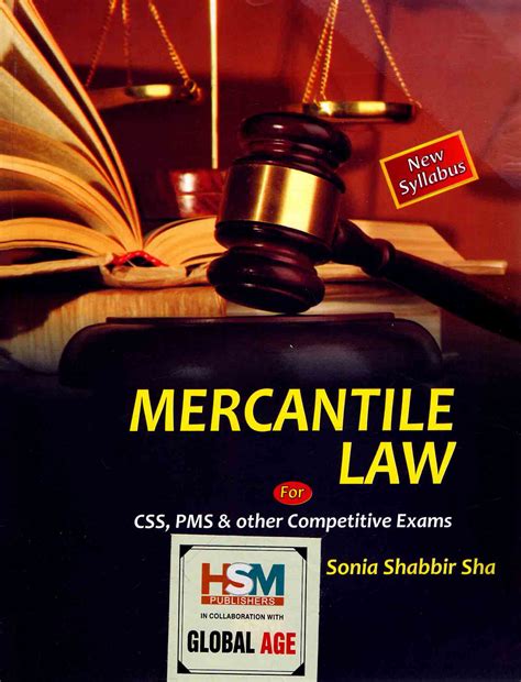 HSM Mercantile Law Book For CSS PMS By Sonia Shabbir Pak Army Ranks