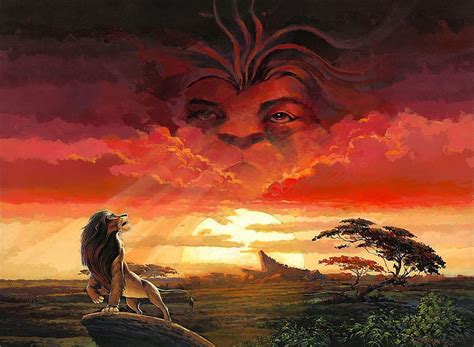 Lions King Remember Who You Are Face Clouds Sky Artwork Lion