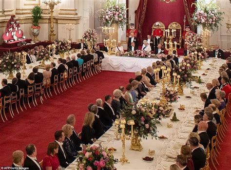 Buckingham Palace Ballroom Where President Trump Dined With The Queen(Pics) - Foreign Affairs ...