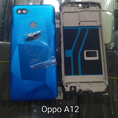 Jual Kessing Hausing Cessing Fullset Frame Lcd Oppo A12 Backdoor Tutup