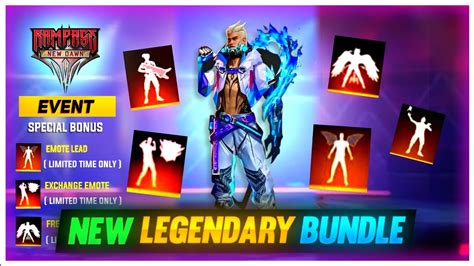 New Legendary Bundle Free Fire New Evo Bundle Free Fire Free Fire