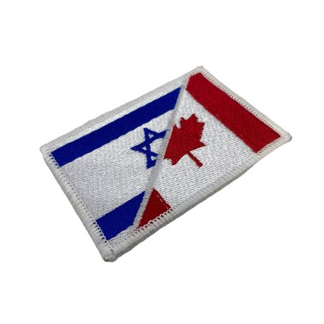 Canada/Israel Flag – Custom Patch Canada