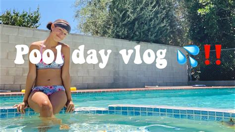 Pool Day Vlog Youtube