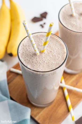 Banana Smoothie Recipe With Coffee Belly Full