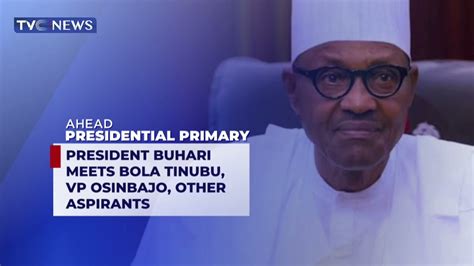 WATCH President Buhari Meets Bola Tinubu VP Osinbajo Other