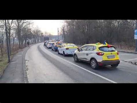 FOTO VIDEO Protest la Râmnicu Vâlcea Zeci de mașini au plecat în