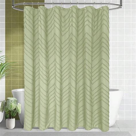 Boho Shower Curtain Modern Fabric Shower Curtain Shabby Chic Chenille