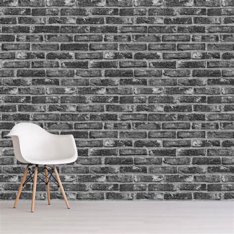 Download Black Brick Wall Background Wallpaper