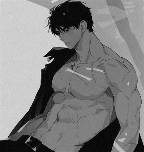 Pin By H M Y On Boy Anime Guys Shirtless Handsome Anime Guys