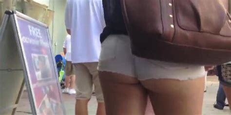 Short Shorts Ass Cheeks Public Tnaflix