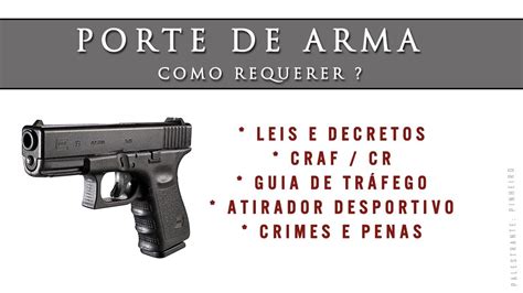 PORTE DE ARMA Procedimento De Acordo A Lei Registro E Posse